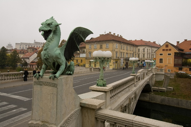 Ljubliana. Puente del Dragón